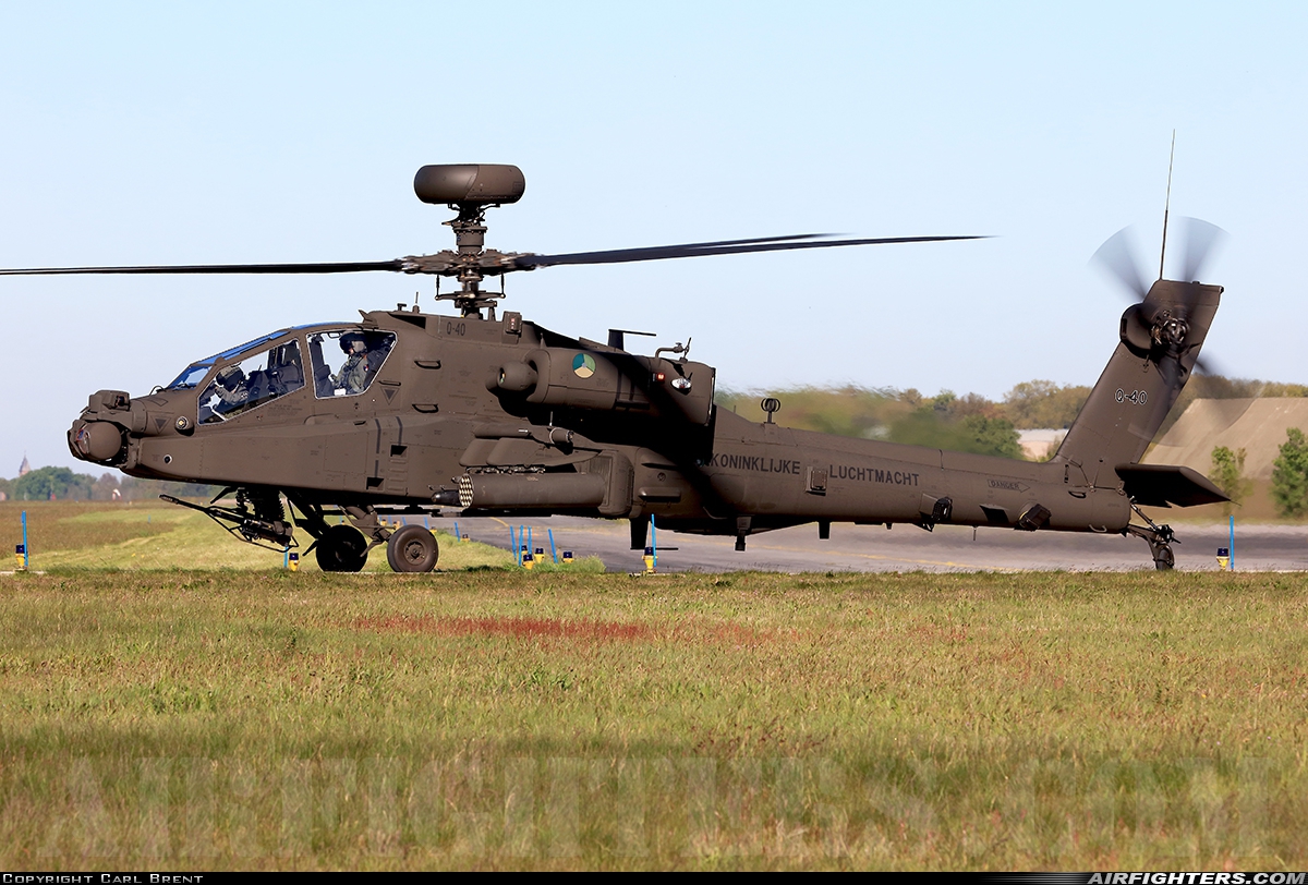 Photo ID 283184 by Carl Brent. Netherlands Air Force Boeing AH 64E Apache Guardian, Q 40
